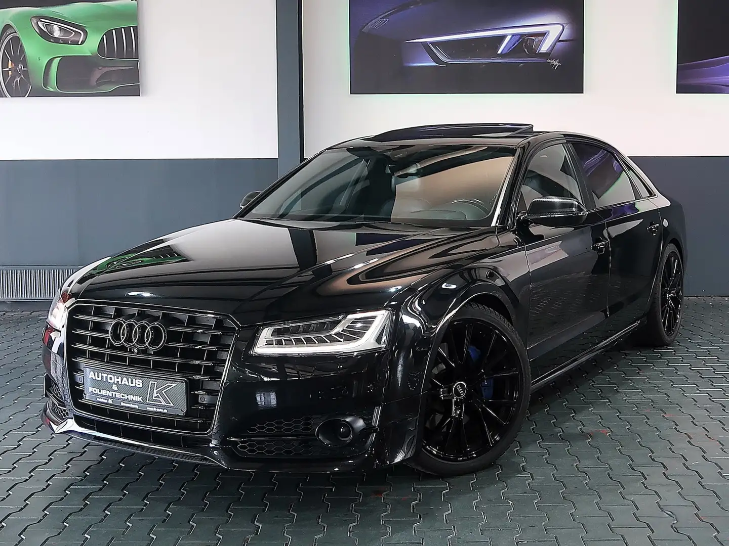 Audi A8 4.2 V8 TDI LANG*SPORT*110%MAXVOLL*EXCLUSIVE* Schwarz - 2