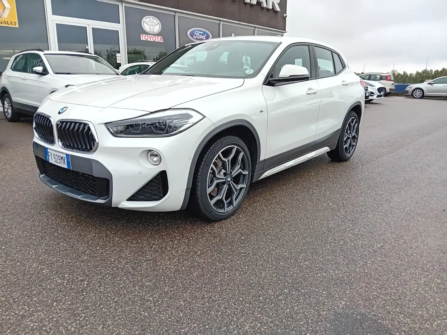 BMW X2 sdrive18d Msport auto SERVICE BMW Bianco - 2