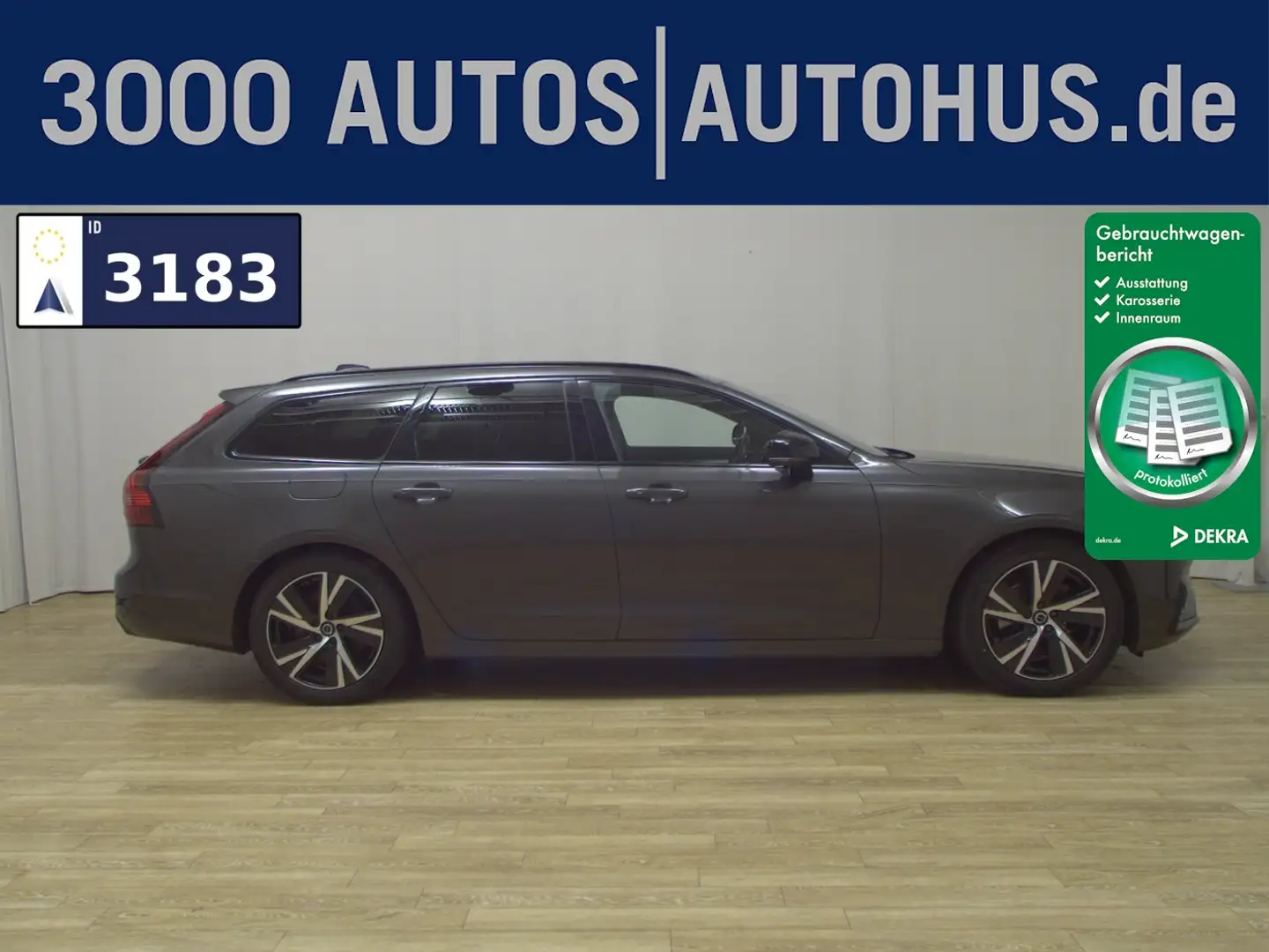 Volvo V90 D4 R-Design Panorama harman-kardon Ahk Сірий - 1