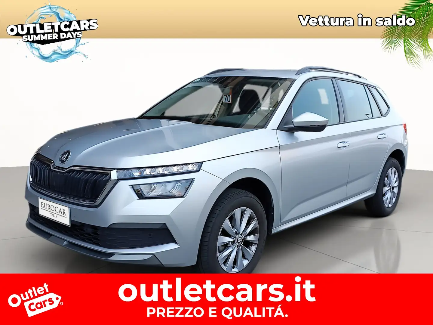 Skoda Kamiq 1.0 tsi ambition 110cv Argento - 1