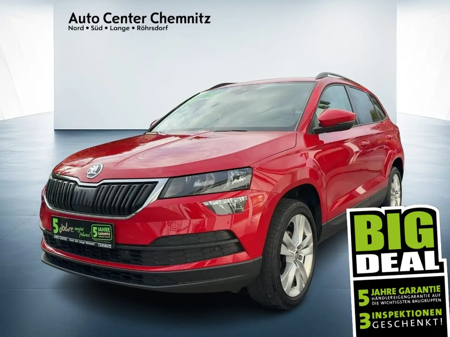 Skoda Karoq 1.5 TSI ACT Style AHK+Navi+SHZ+2xKlima+LM Rosso - 1