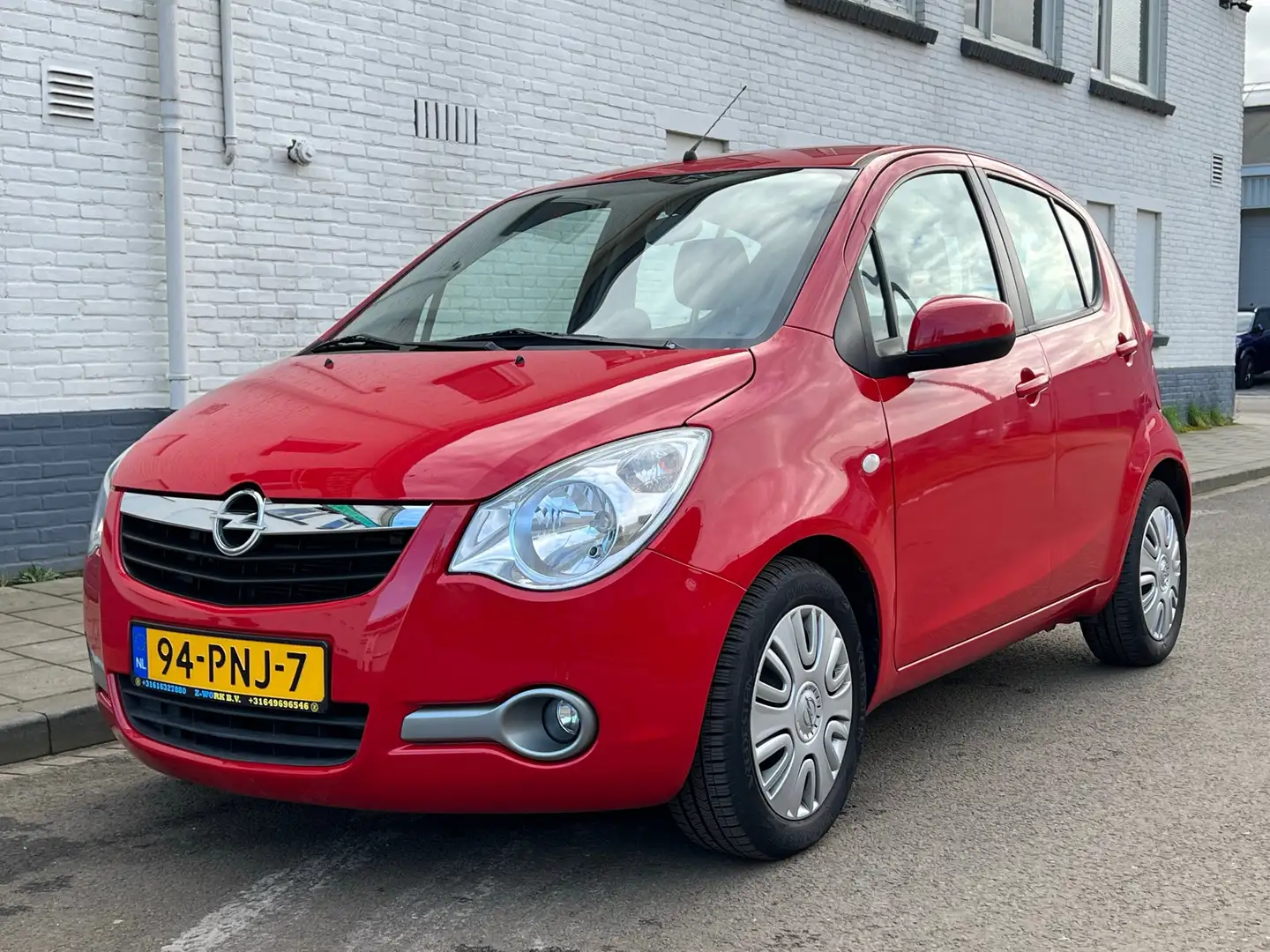 Opel Agila 1.2 Edition|Trekhaak|Airco|Elektr.pakket|Netjes! Czerwony - 2