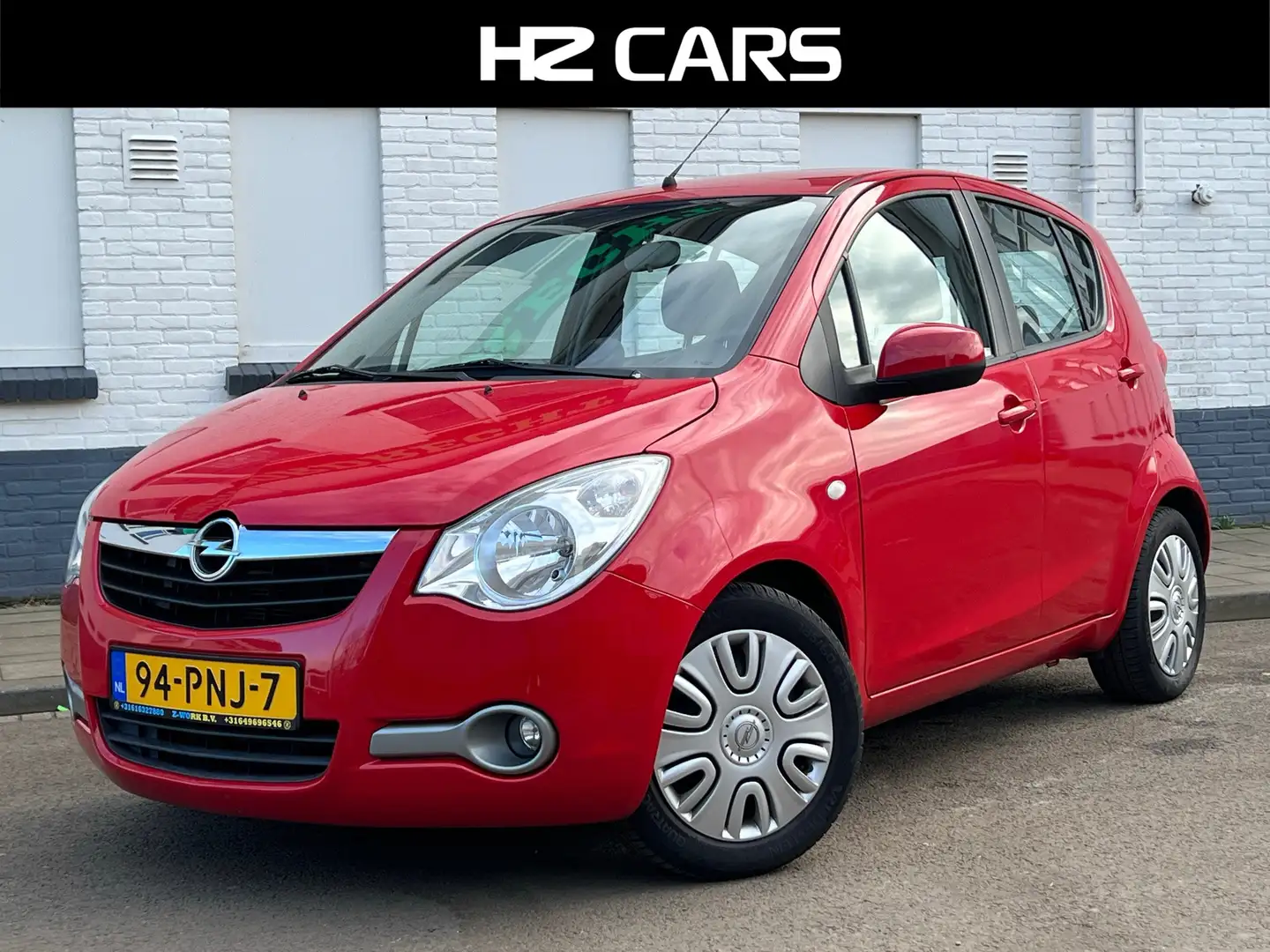 Opel Agila 1.2 Edition|Trekhaak|Airco|Elektr.pakket|Netjes! Czerwony - 1