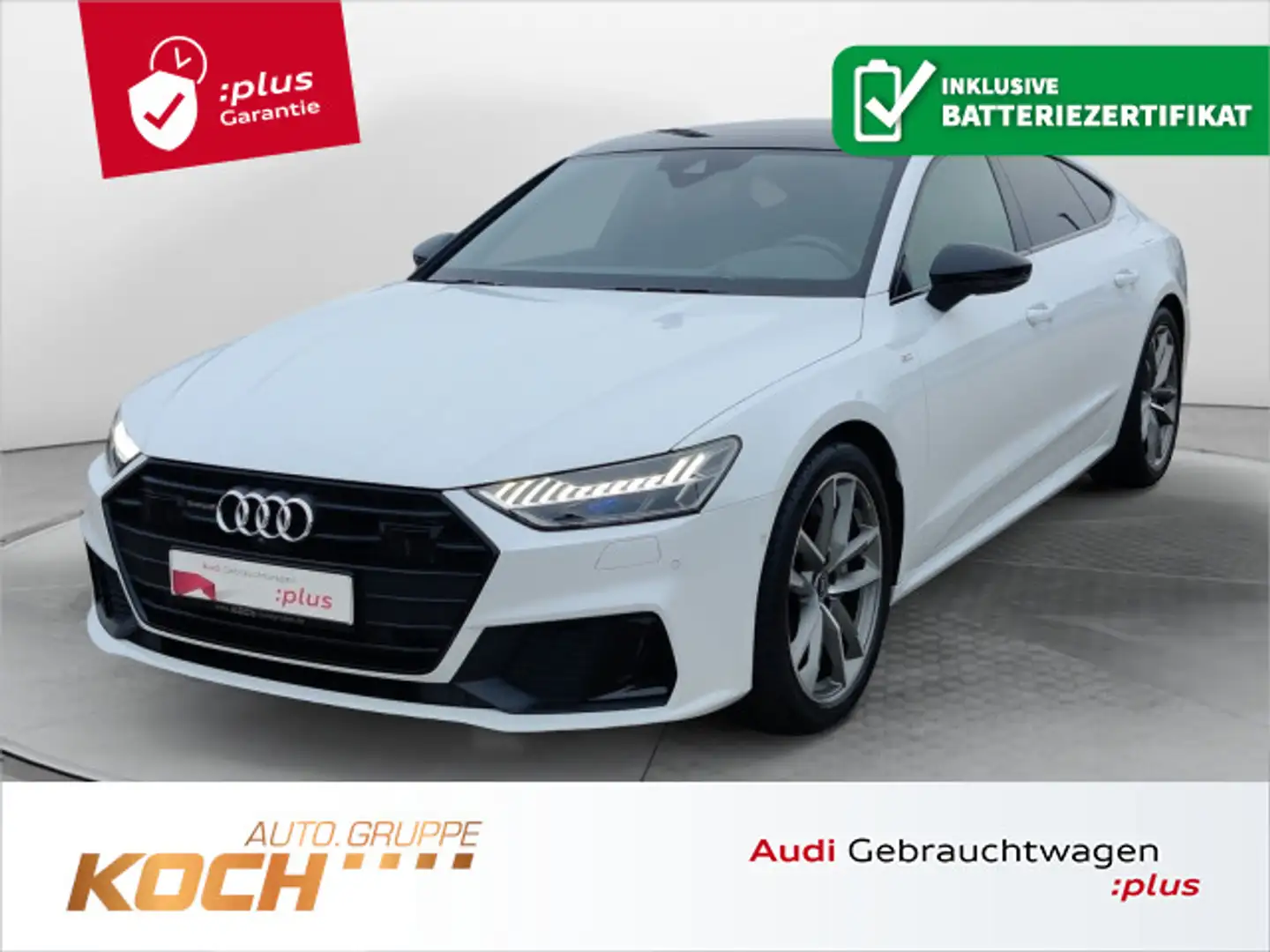 Audi A7 50 TFSI e S-Tronic S-Line 2x, HD-Ma Blanc - 1
