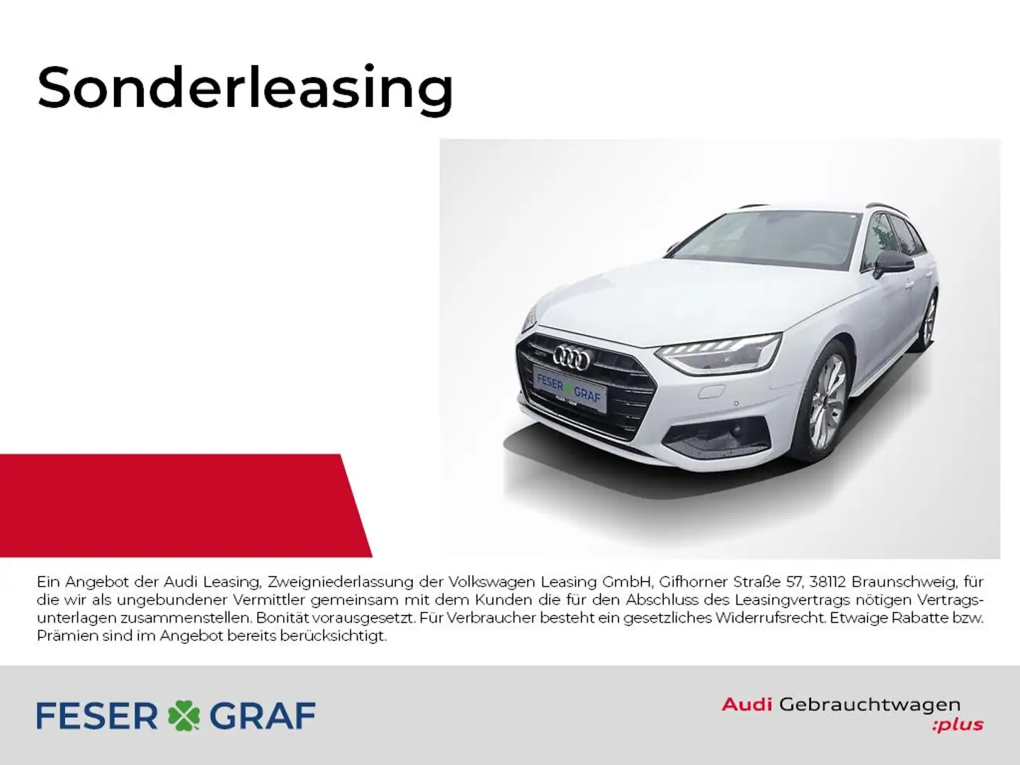 Audi A4 Avant 40 TDI qu. AHK HuD Matrix 360° Weiß - 1