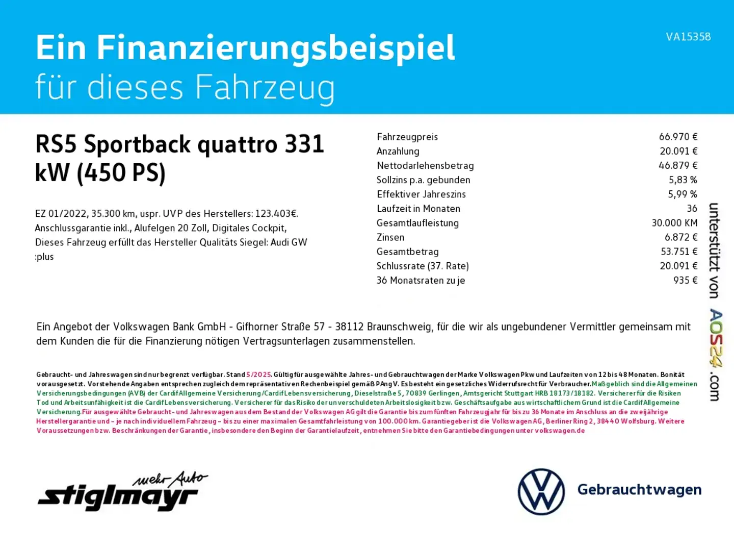 Audi RS5 Sportback quattro 280-KM/H+SPORTABGAS+HUD+B&O Білий - 2