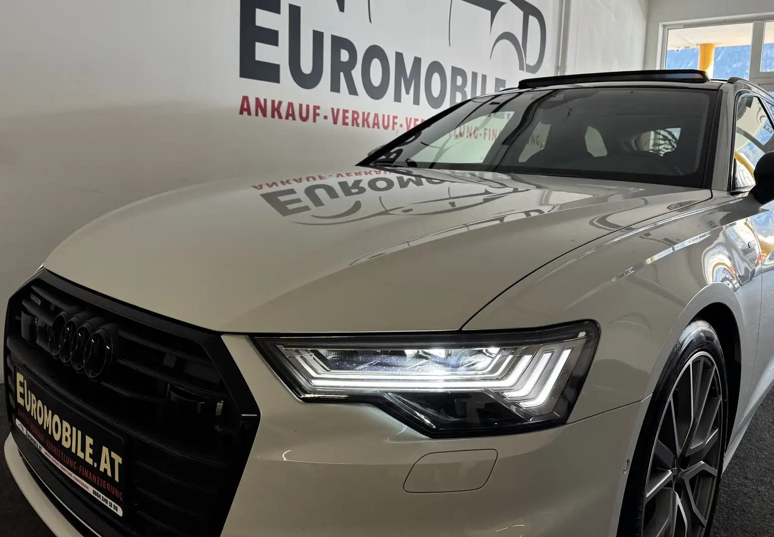 Audi A6 55 TFSI e Quattro Sport S-LINE*AHK*PANO*RFK*20ZOLL Weiß - 2