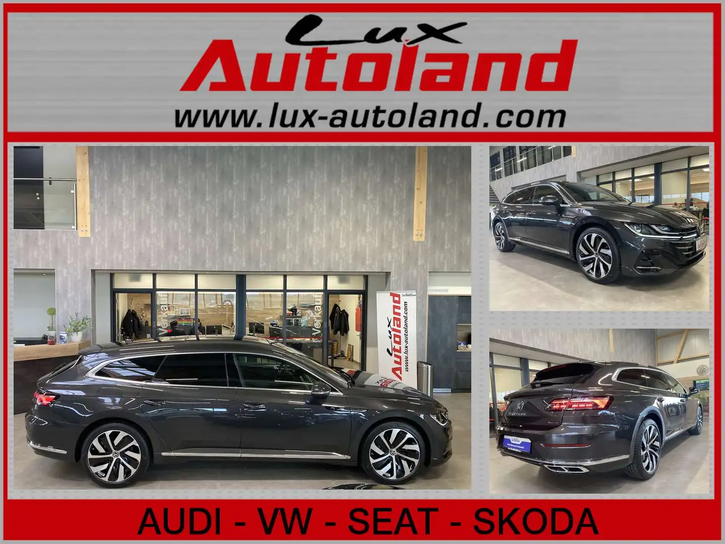 Volkswagen Arteon Shooting Brake TDI DSG 4Motion R-Line 5JG Grijs - 1