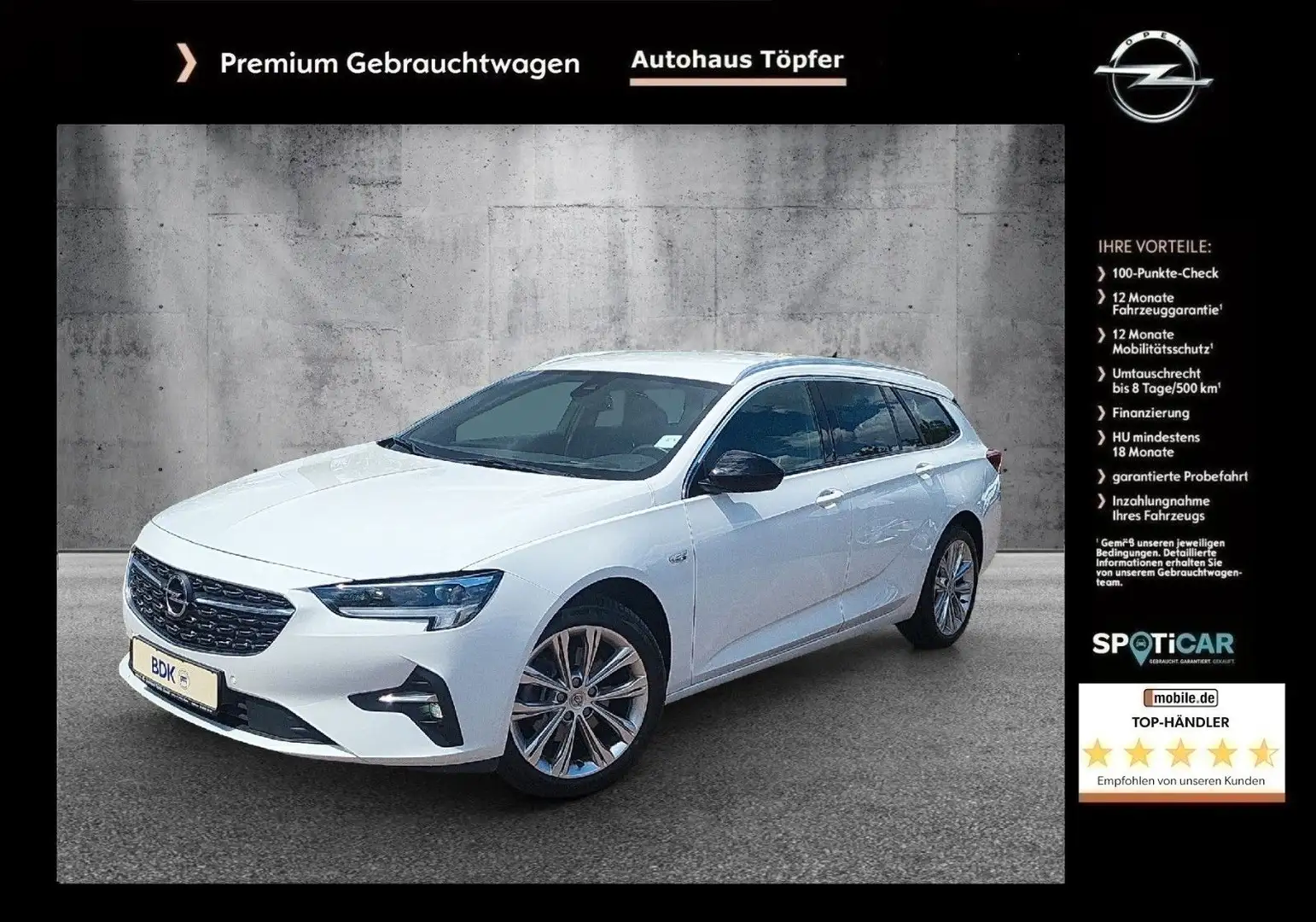 Opel Insignia B ST Sondermodell "Business" aus 1-Hand Weiß - 1