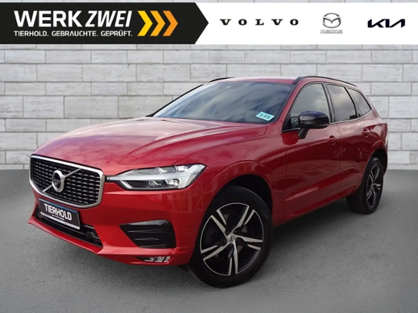 Volvo XC60 B5 R Design AWD Luftfw ACC HUD Standhz PANO Rot - 1