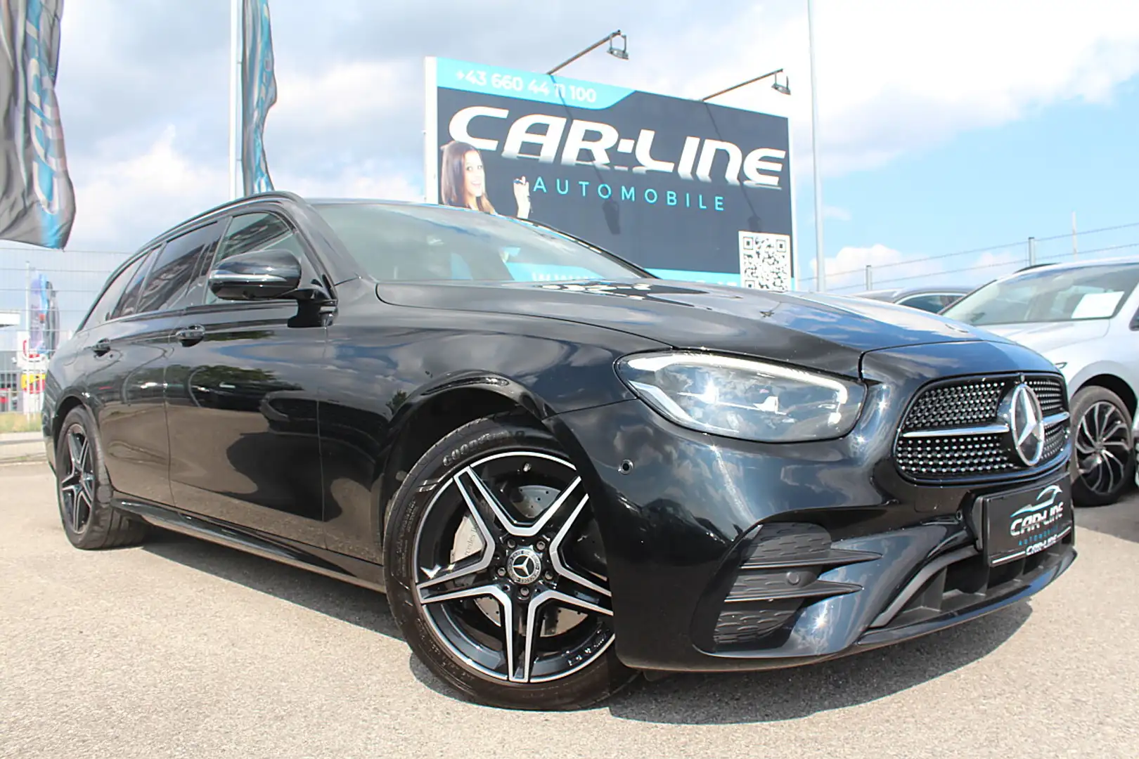 Mercedes-Benz E 220 d T 4Matic Aut. AMG Line 360° Gestik Spur Leder... Schwarz - 1