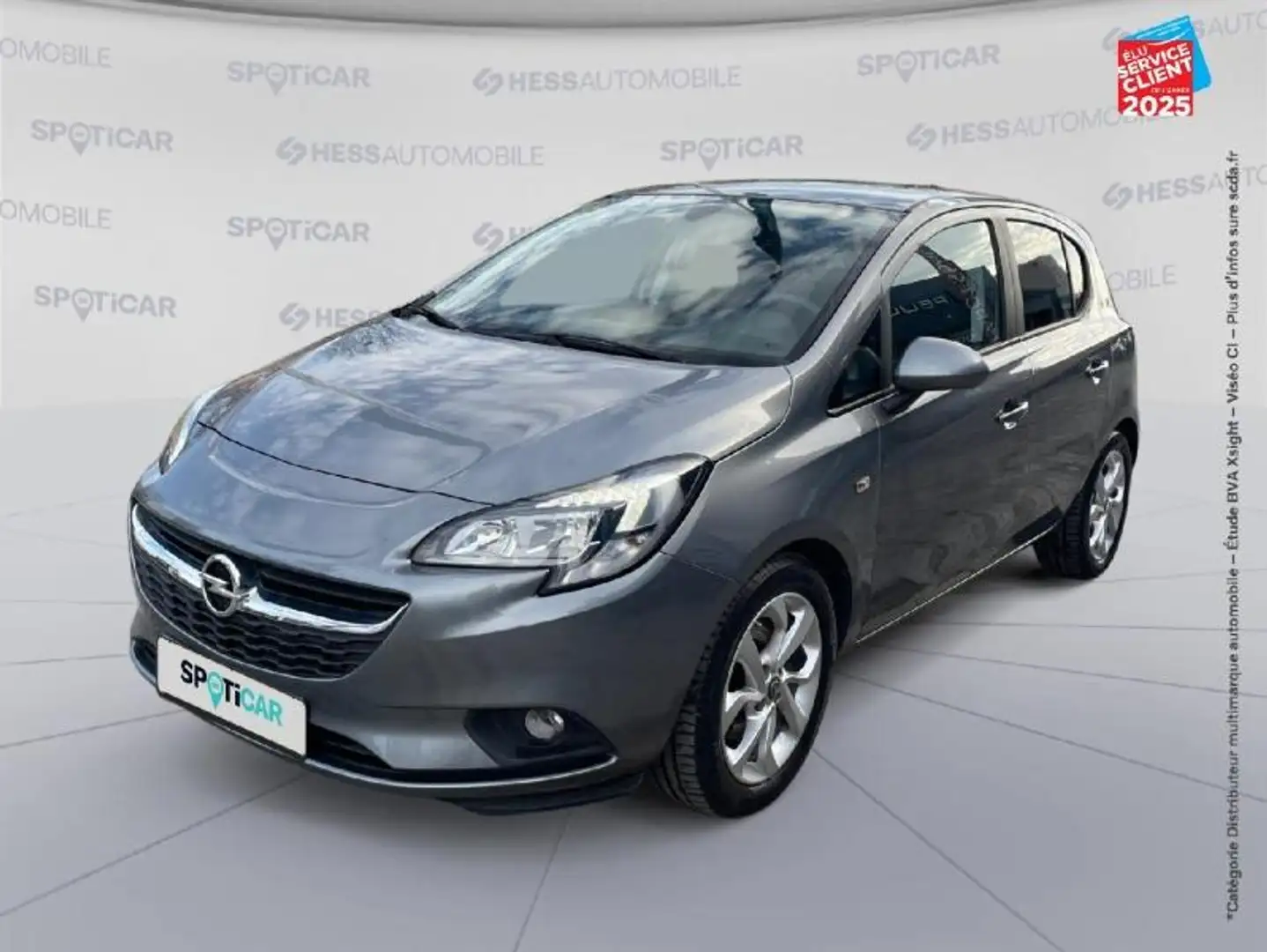 Opel Corsa 1.4 Turbo 100ch Design Edition Start/Stop 5p Gris - 1