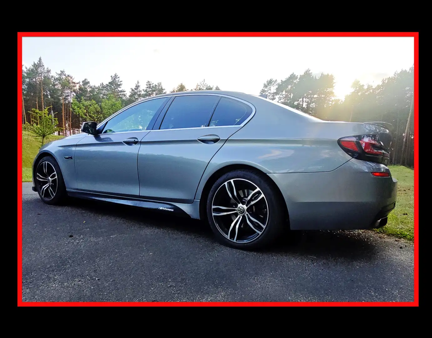 BMW 530 530d M-Paket 300 PS Android dynamic LED Head Up Gümüş rengi - 1