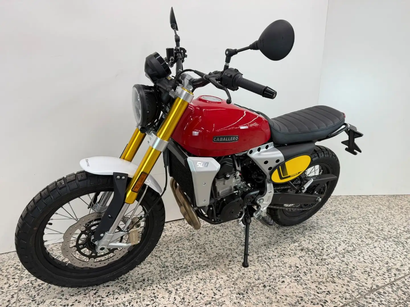 Fantic Caballero Scrambler 500 ABS Versand 100€ Rouge - 2