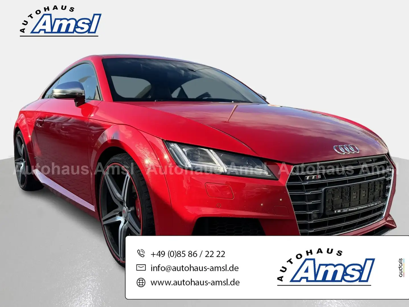 Audi TTS Coupé 2.0 TFSI Quattro Automatik *B&O*8-fach *Virt Červená - 1