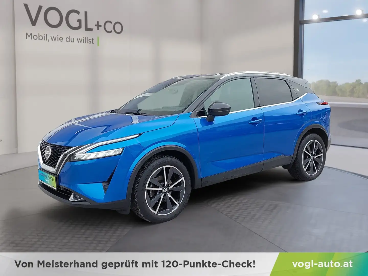 Nissan Qashqai 1,3 DIG-T MHEV Tekna+ Aut. Blau - 1