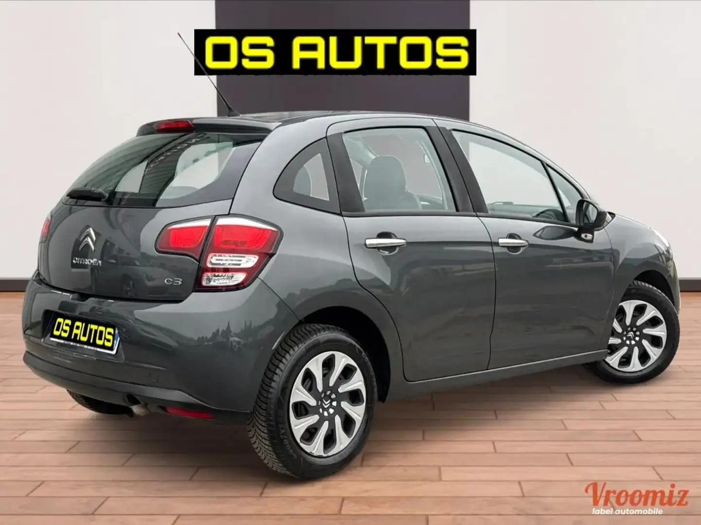 Citroen C3 II PHASE 2 1.2 82ch Attraction (4 CV) 2015, PACK CLIM REGULATEUR %2B 146 000KM Gris - 2