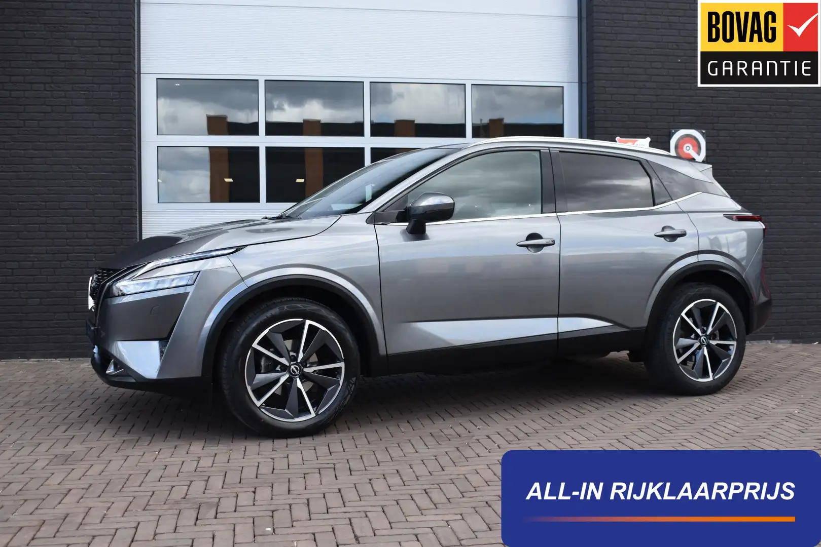 Nissan Qashqai 1.3 MHEV 158PK X-Tronic Tekna + | Panodak | Leder Grigio - 1