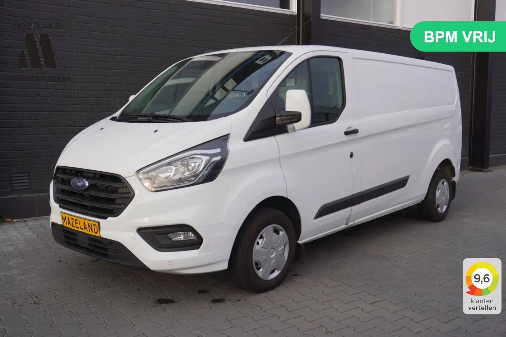 Ford Transit Custom 2.0 TDCI 130PK L2 EURO 6 - Airco - Cruise - PDC - Wit - 1