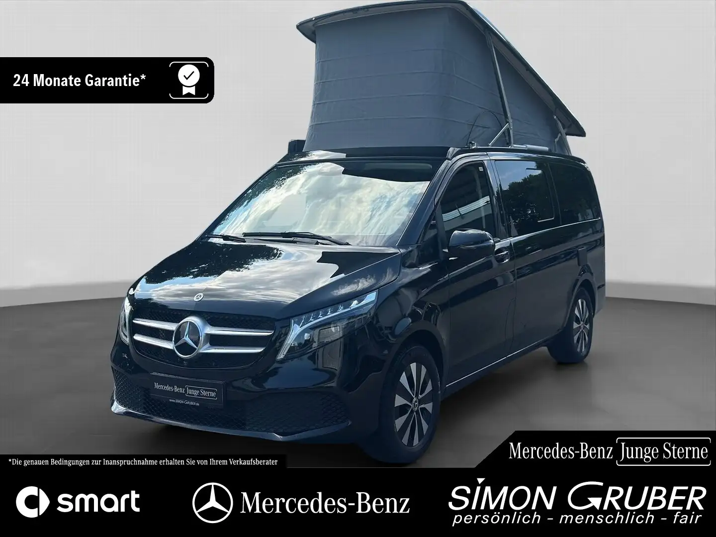 Mercedes-Benz Marco Polo V 300 d 4M Marco Polo Küche EASY-UP Glasdach AHK Noir - 1