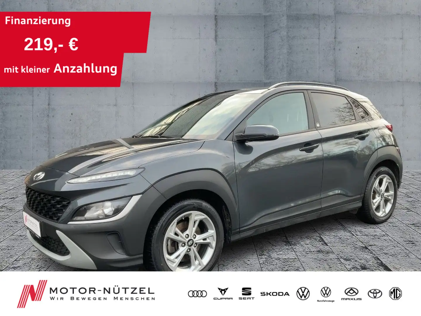 Hyundai KONA 1.0 T-GDI EDITION 30 APP+SHZ+RFK+MFL+17" Grau - 1