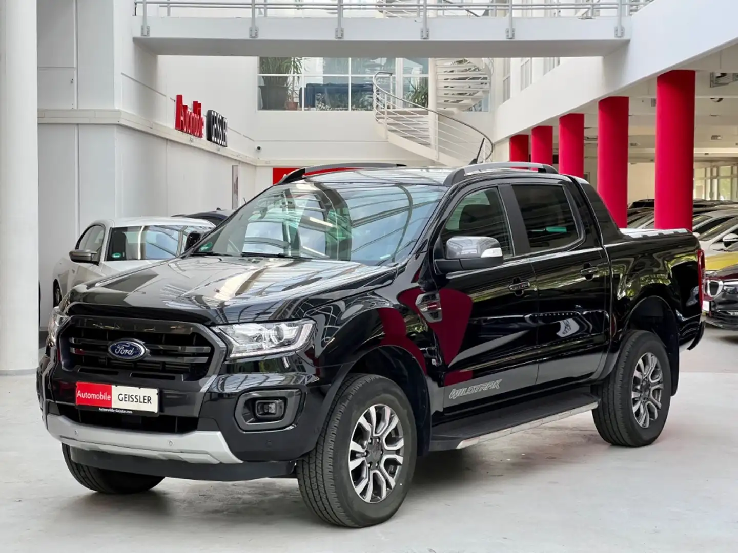 Ford Ranger DoKa 4x4 Xenon+Wildtrak+Standhz+AHK+ACC Schwarz - 1