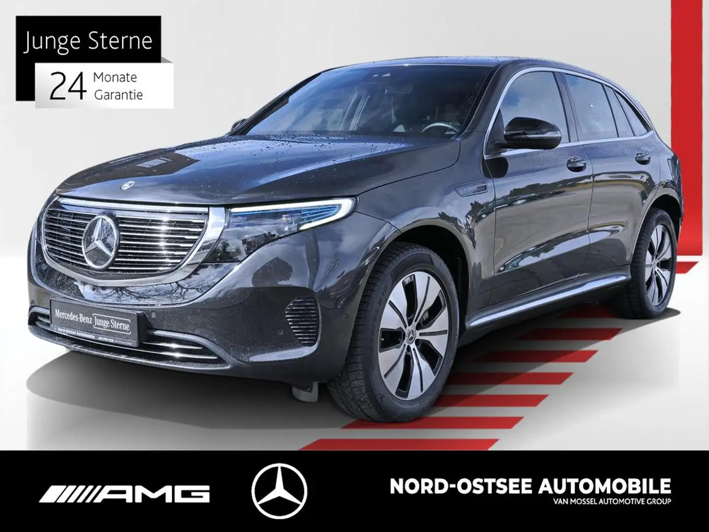Mercedes-Benz EQC 400 4M  KAMERA MULTIBEAM NAVI LED DAB SHZ Gris - 1