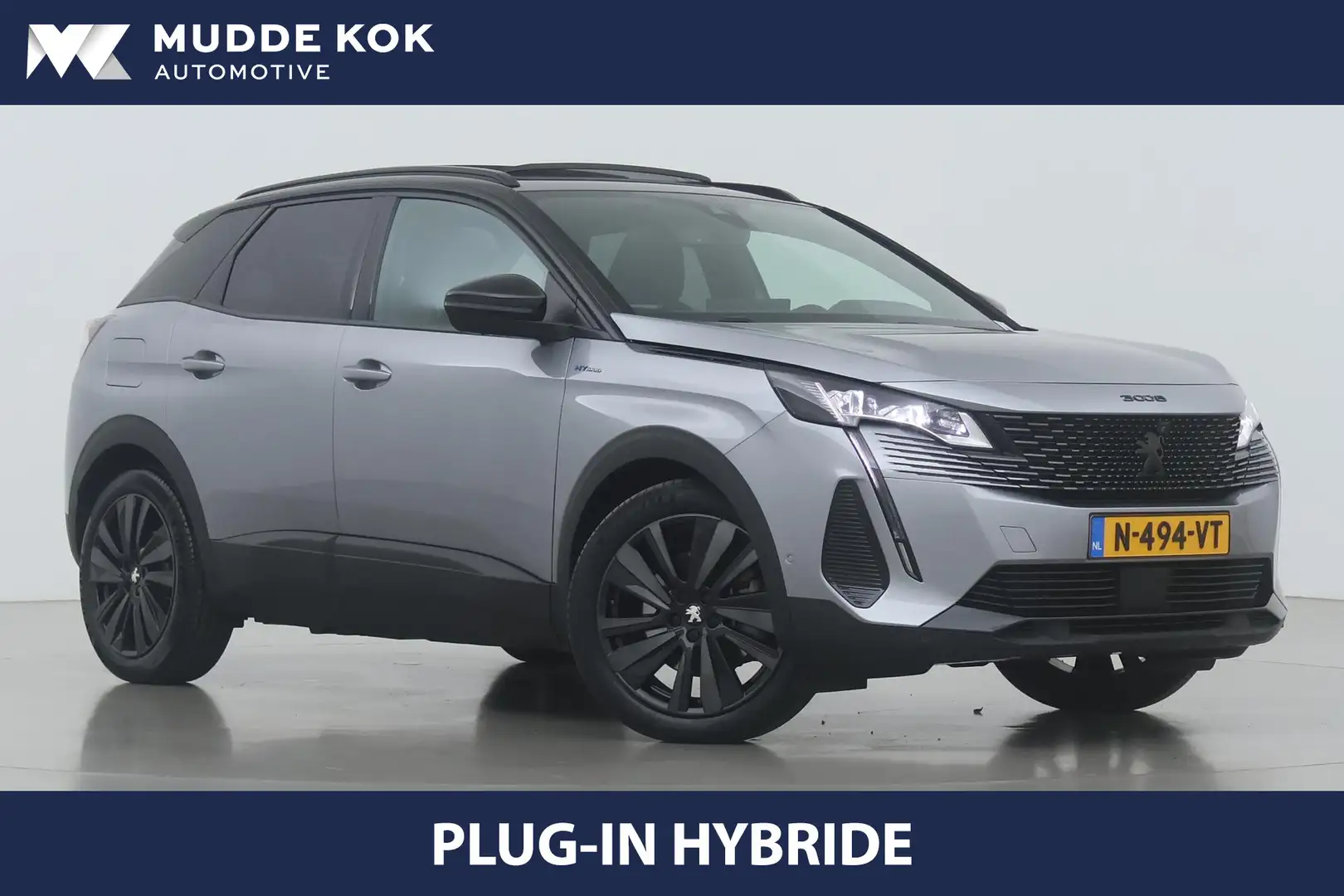 Peugeot 3008 1.6 HYbrid 225 GT Pack Business | Panoramadak | 36 Gris - 1