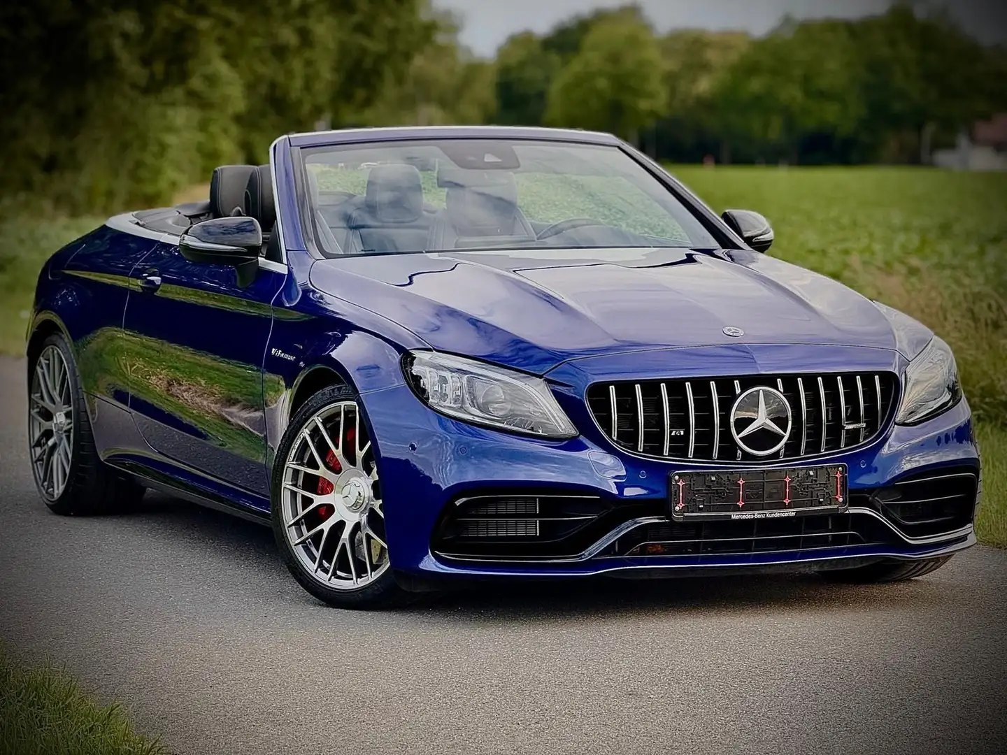 Mercedes-Benz C 63 AMG Cabrio / NUR 11.700KM Blauw - 2