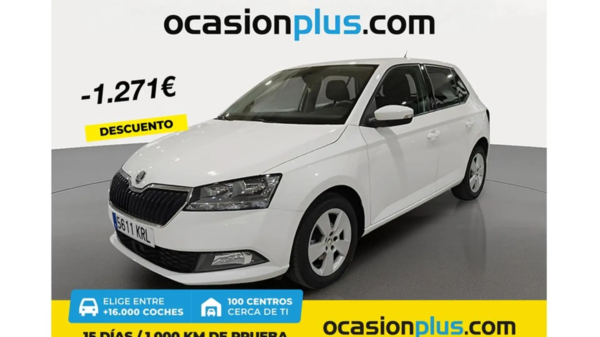 Skoda Fabia 1.0 TSI Like 70kW Blanco - 1