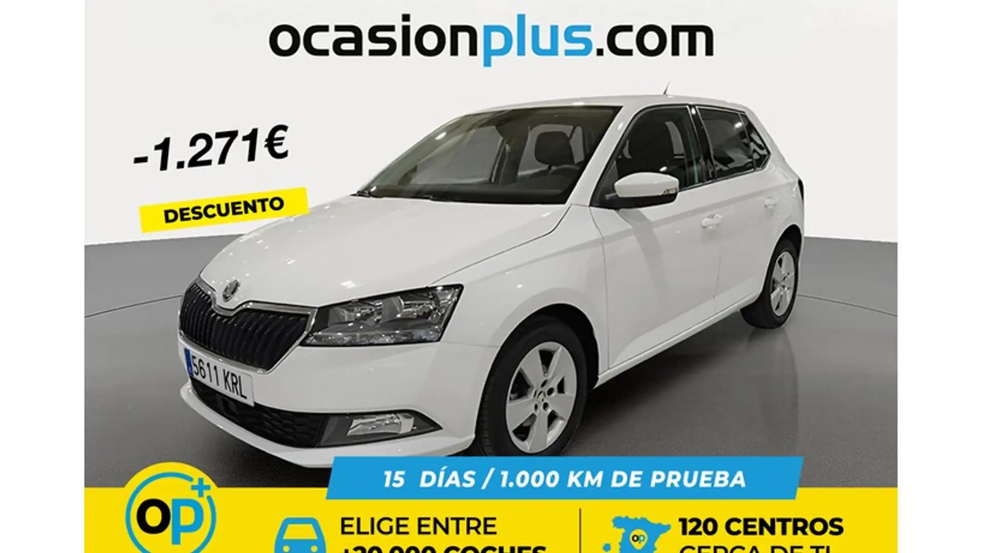 Skoda Fabia 1.0 TSI Like 70kW Blanco - 1