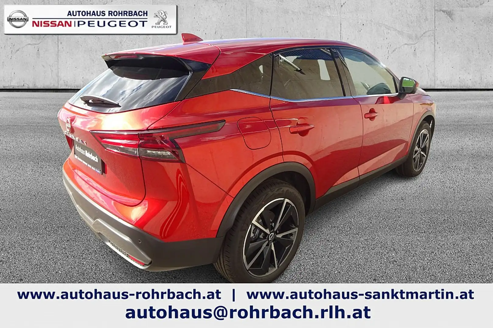 Nissan Qashqai 1,3 DIG-T MHEV 4x4 Tekna Aut. Rouge - 2