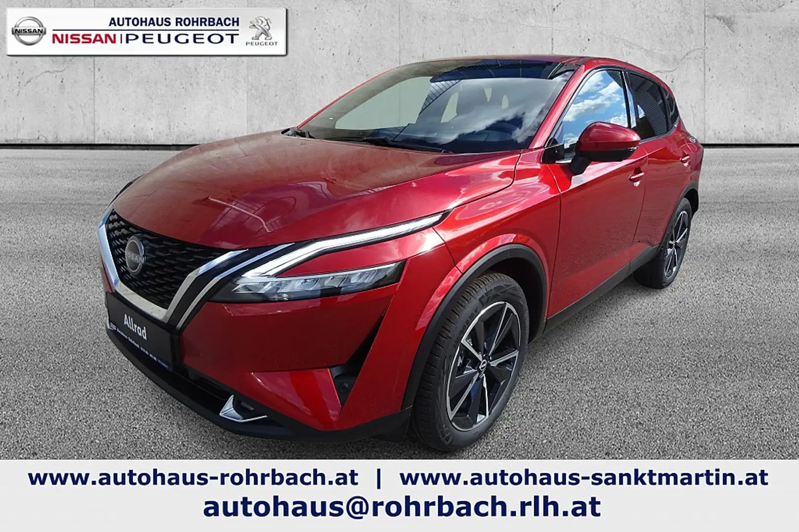 Nissan Qashqai 1,3 DIG-T MHEV 4x4 Tekna Aut. Rouge - 1