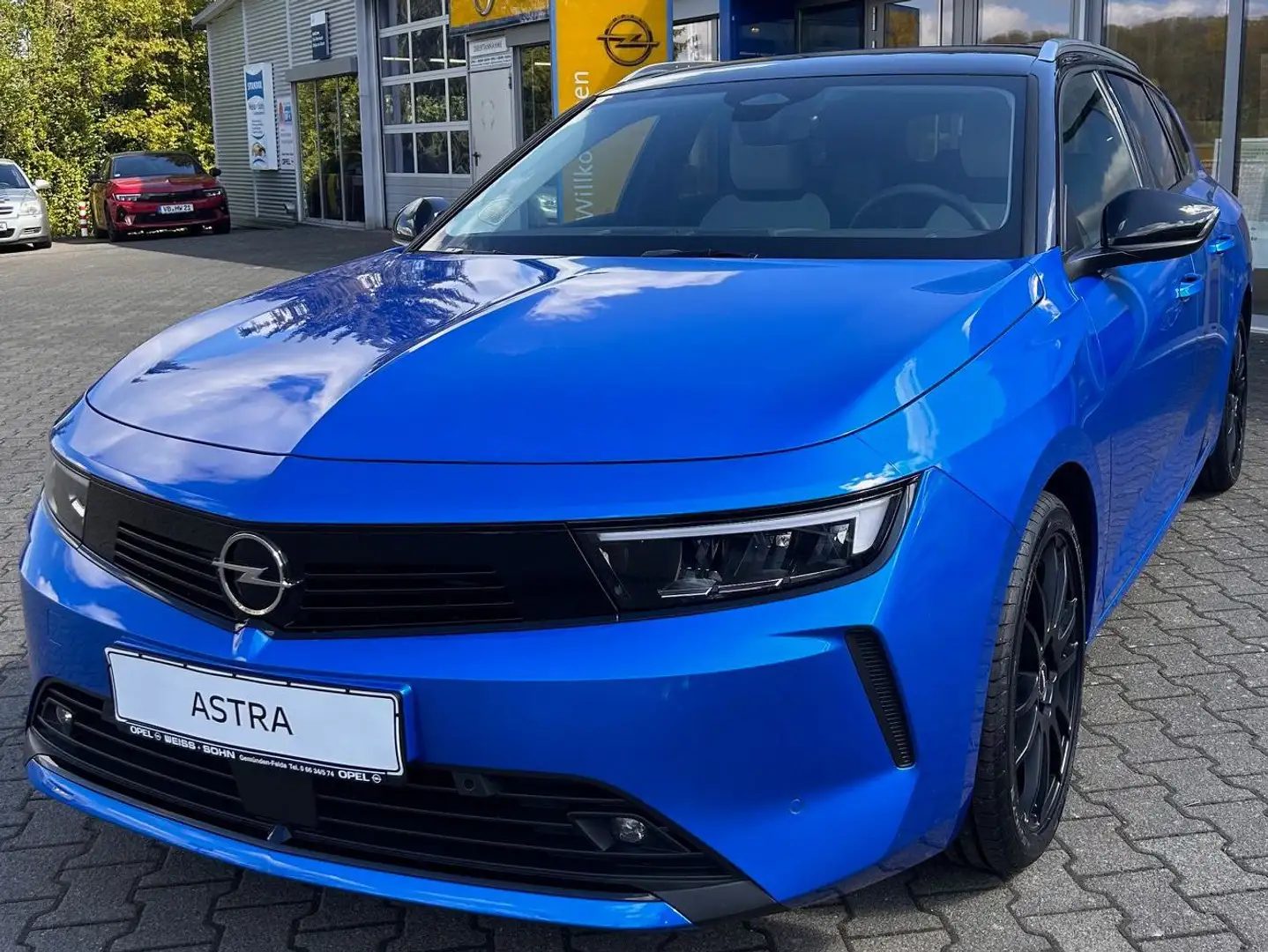 Opel Astra Elegance Blau - 1