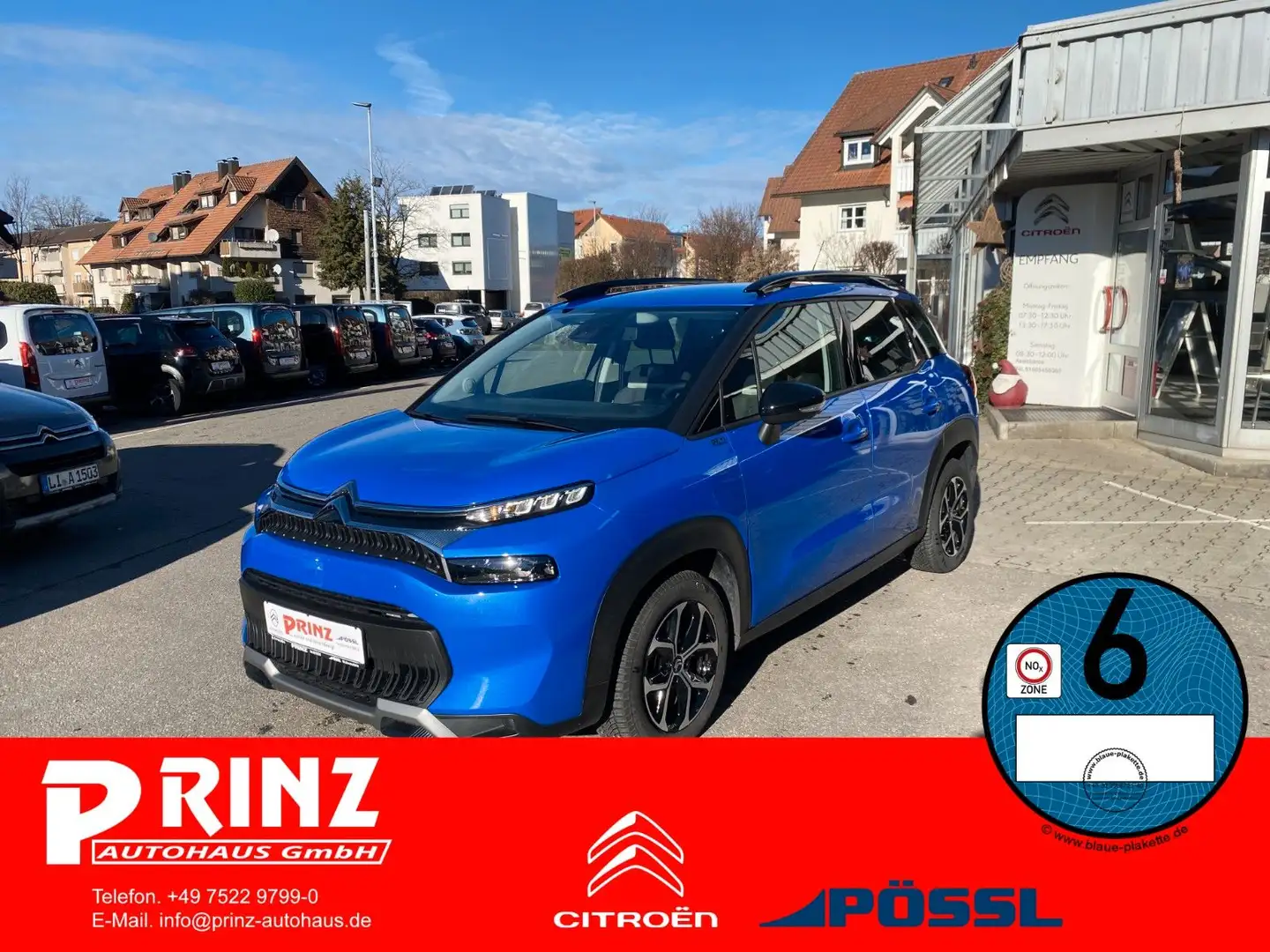 Citroen C3 Aircross Plus 110 PS*1.Hand*Navi*Einparkhilfe Blau - 1