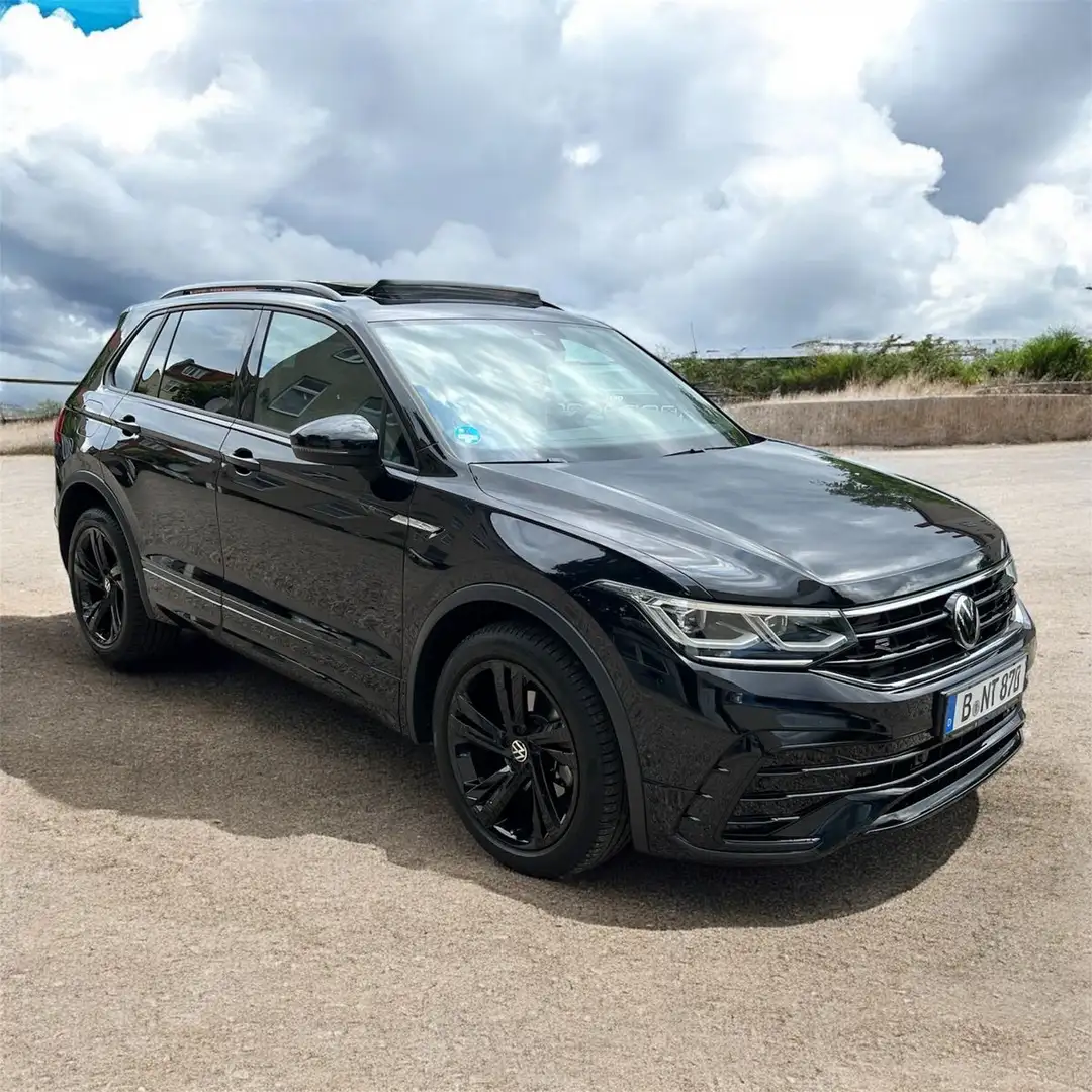 Volkswagen Tiguan 2.0 TDI DSG 4M Black & R-Line PANO LEDER Schwarz - 1