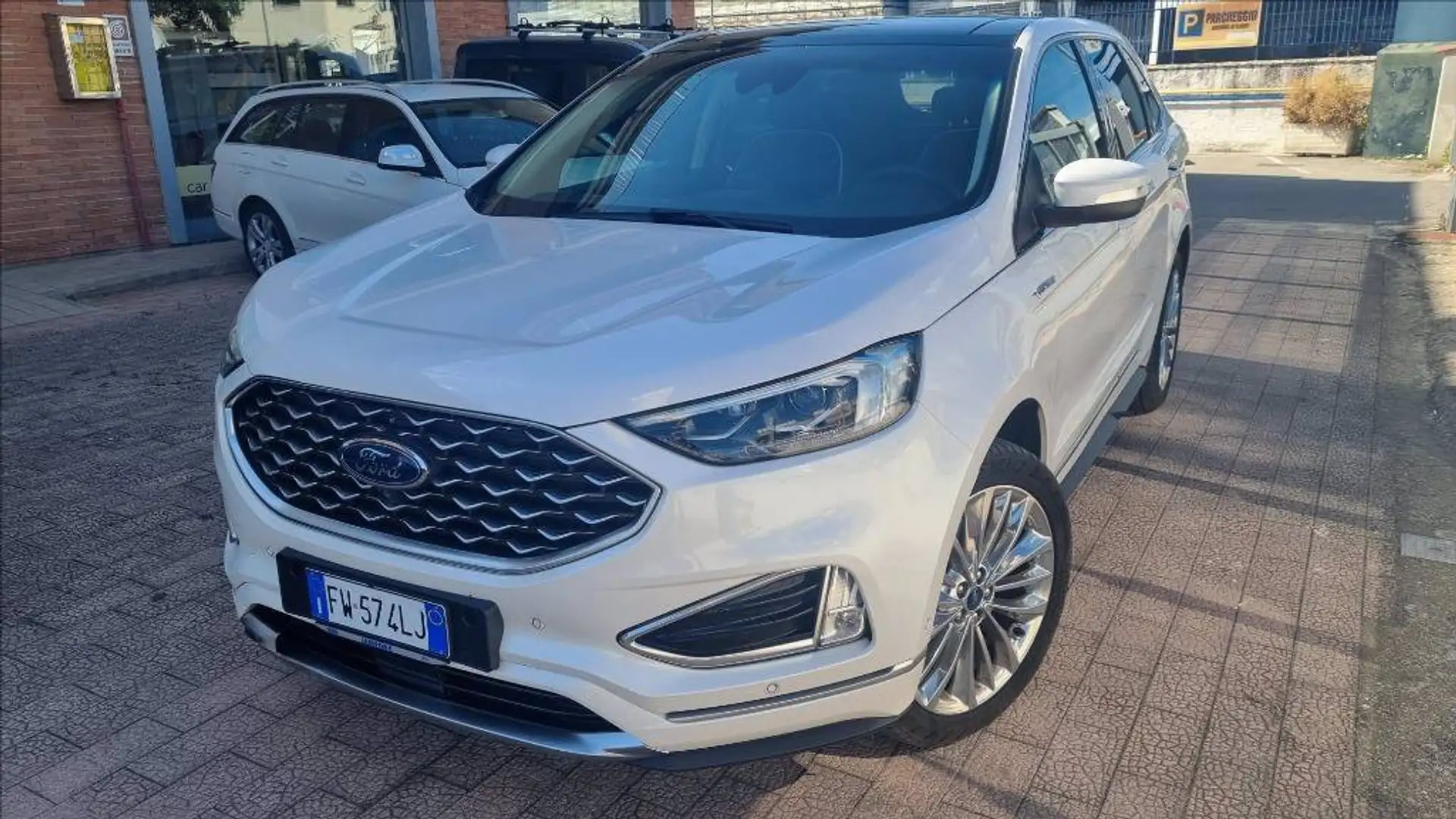 Ford Edge 2.0 ecoblue Vignale s&s awd 238cv auto 8m Blanc - 1