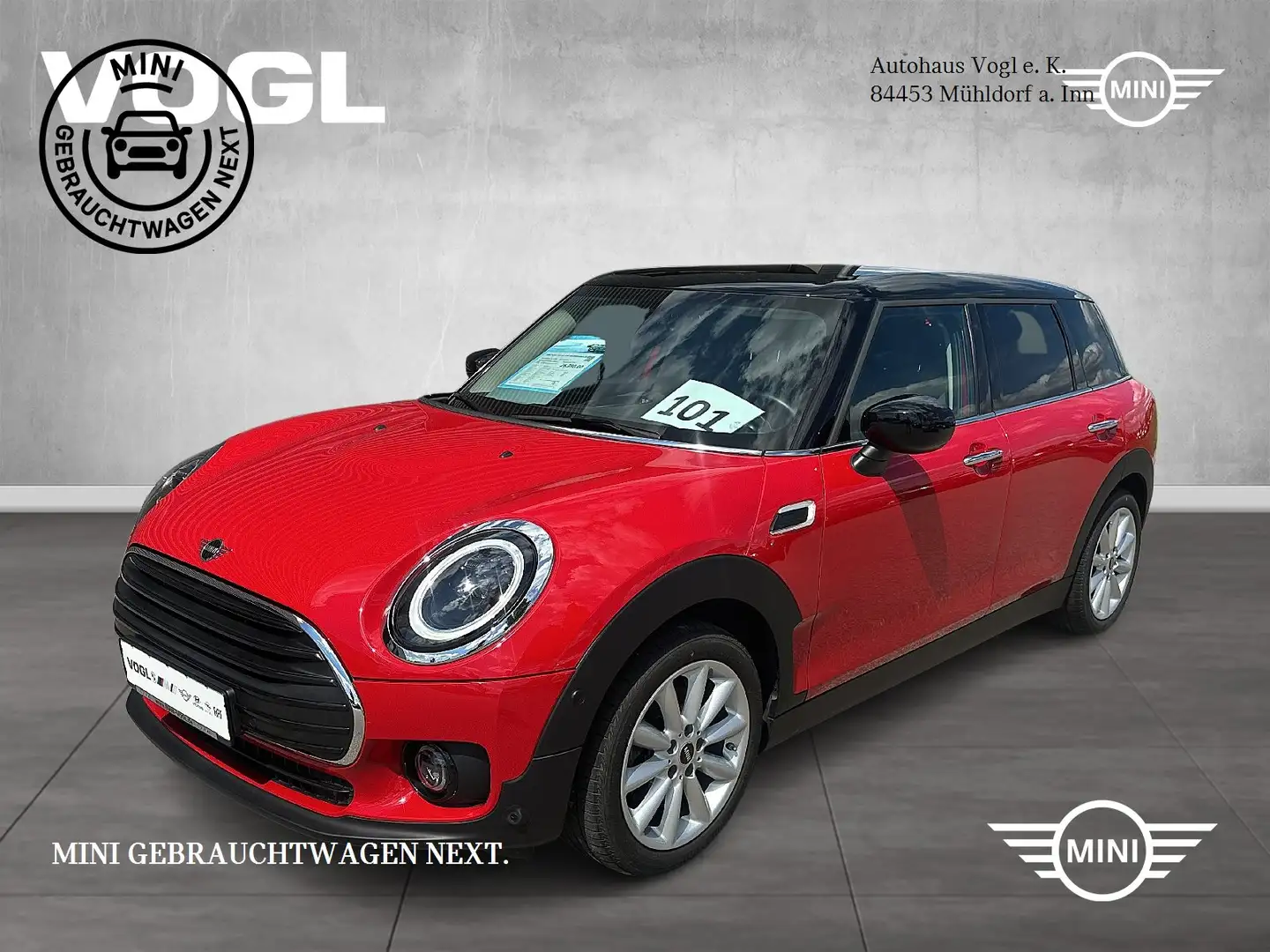 MINI Cooper Clubman AHK Rückfahrkamera SHZ Rot - 1