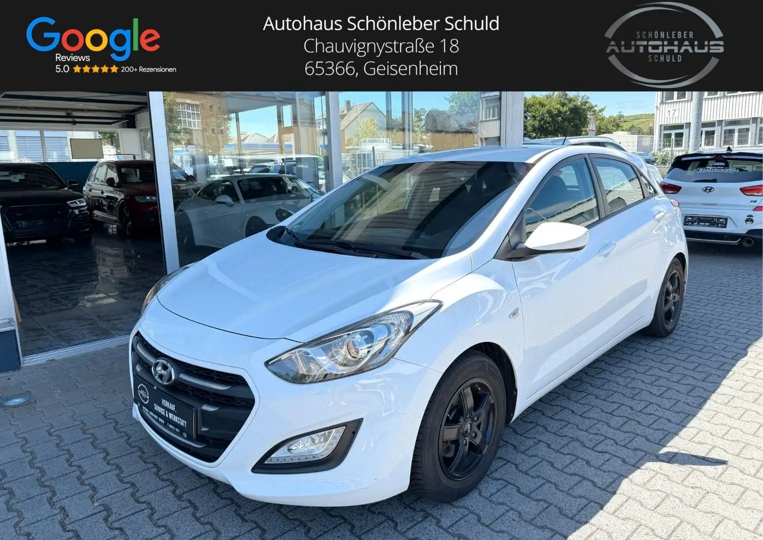 Hyundai i30 blue  *1. HD*AHK*WENIG KM*KLIMA*ALLW*SCHECKH Weiß - 1