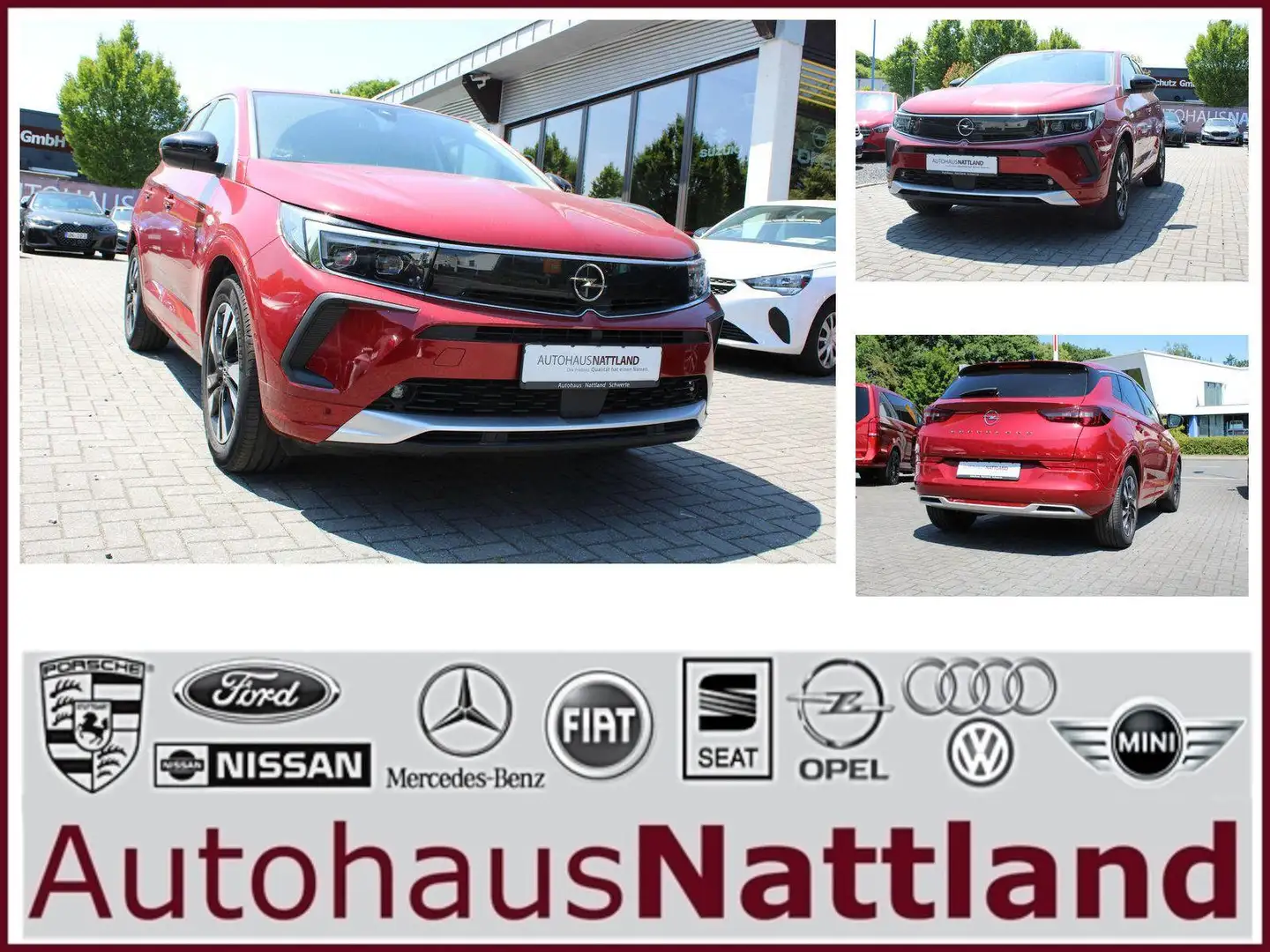 Opel Grandland X Business Elegance RFK Navi Leder LED Rood - 1