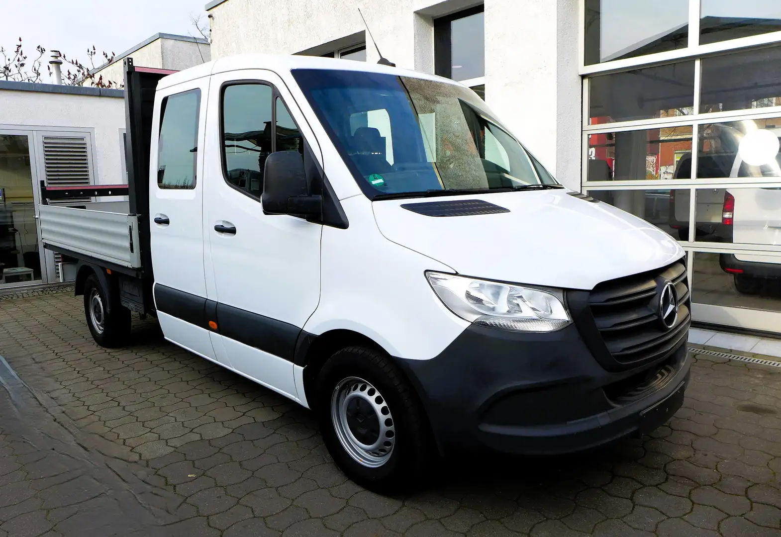 Mercedes-Benz Sprinter Pritsche DoKa 314 CDI Kamera Klima Weiß - 1
