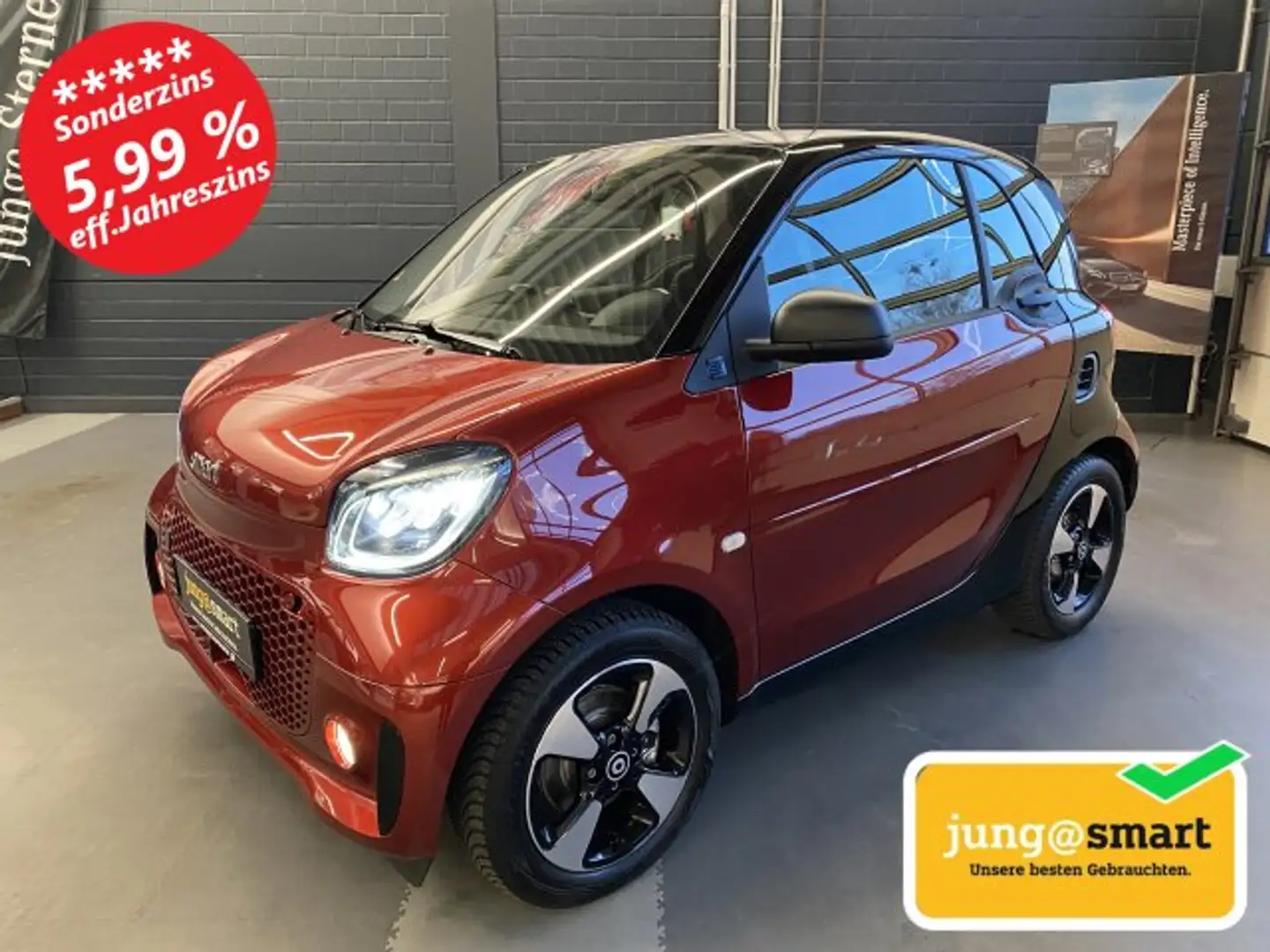 smart forTwo smart EQ fortwo Exclusive LED Panorama Kamera... Rojo - 1