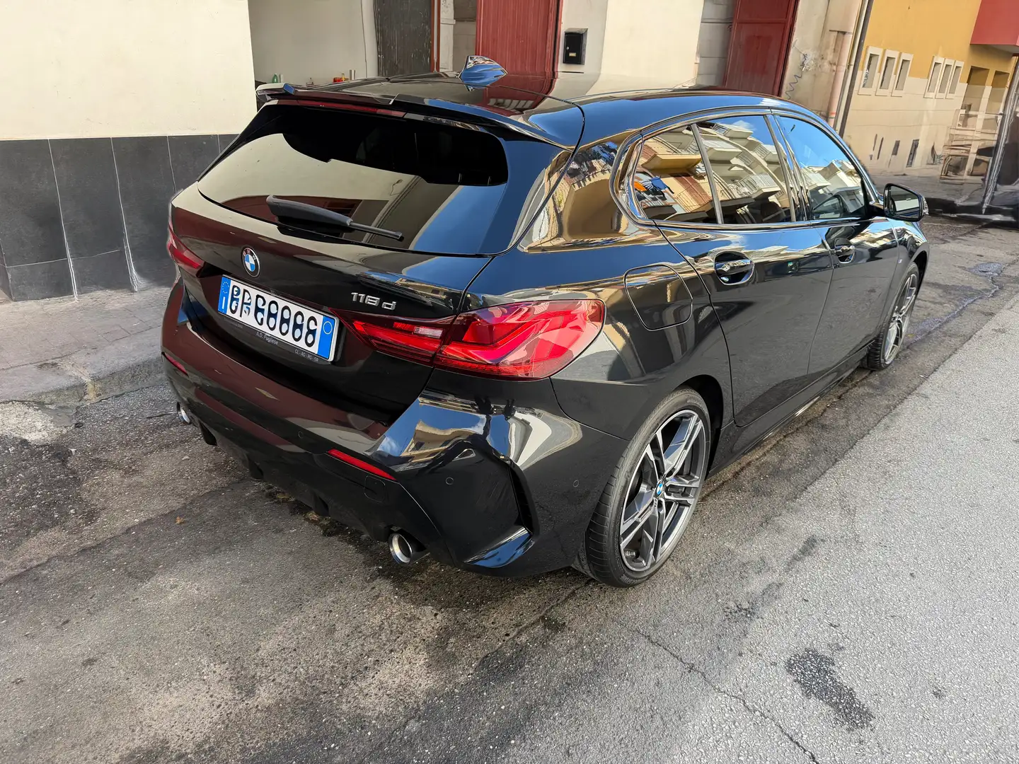 BMW 118 118d Msport auto Nero - 1