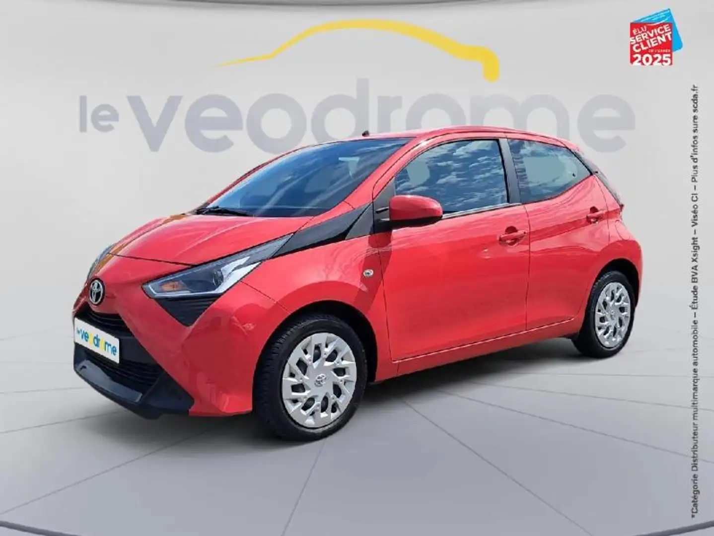 Toyota Aygo 1.0 VVT-i 72ch x-play 5p MY20 Rouge - 1