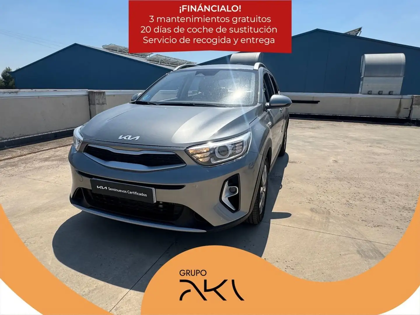 Kia Stonic 1.0 T-GDi MHEV Concept 100 Gris - 1