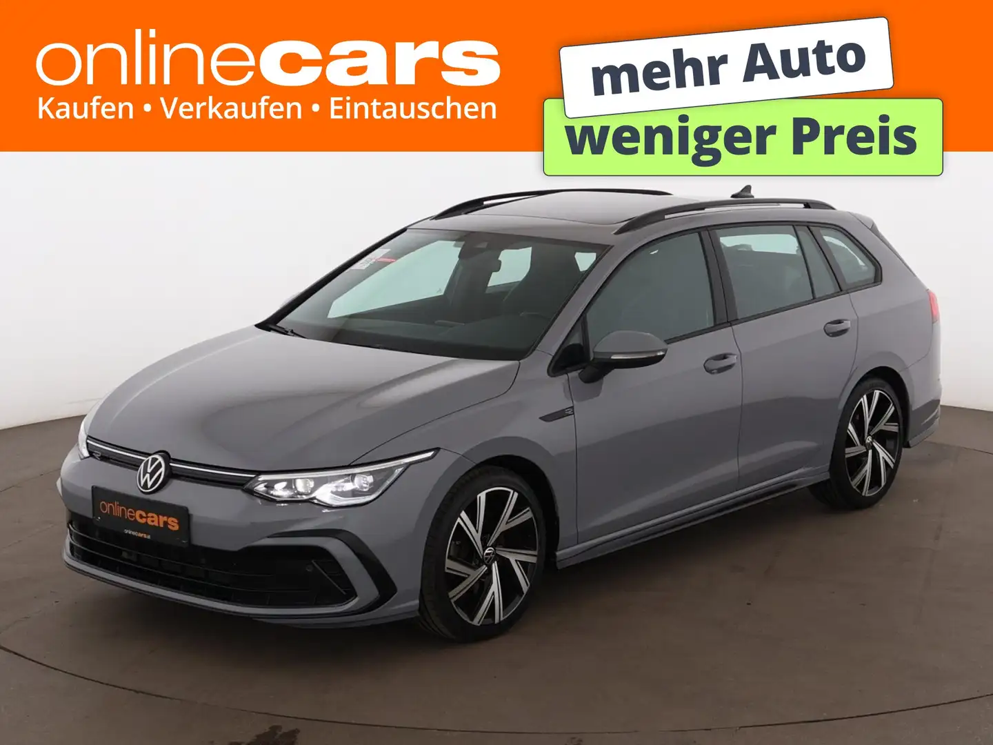 Volkswagen Golf Variant Golf VIII Variant 2.0 TDI R-Line Aut MATRIX SKY Grau - 1