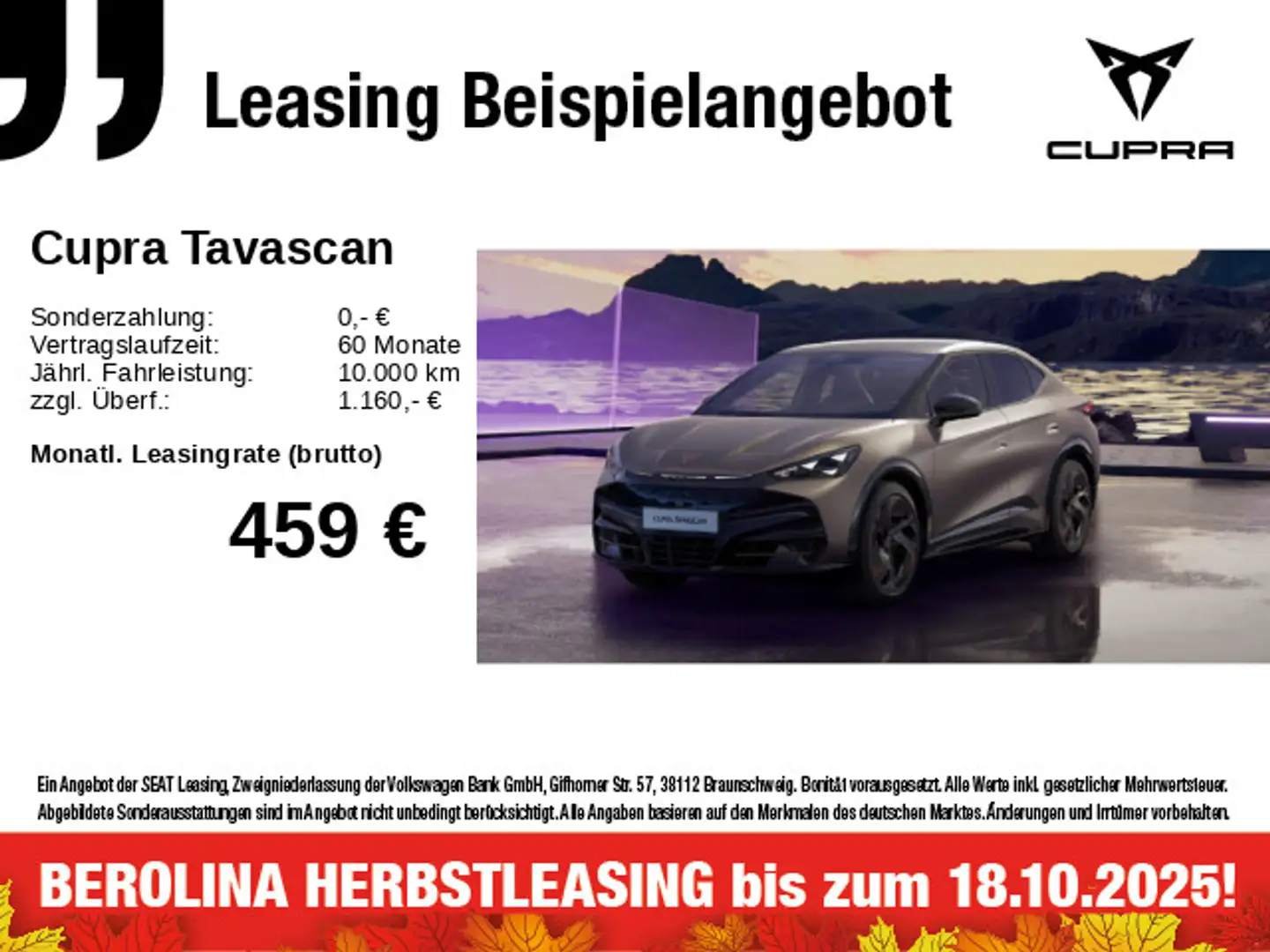 CUPRA Tavascan Endurance *Glasdach*ACC*HuD*WärmeP*SHZ* Bruin - 1