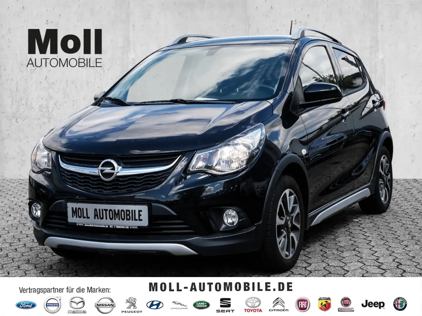 Opel Karl Rocks 1.0 Apple CarPlay Android Auto SHZ LenkradHZ Noir - 1