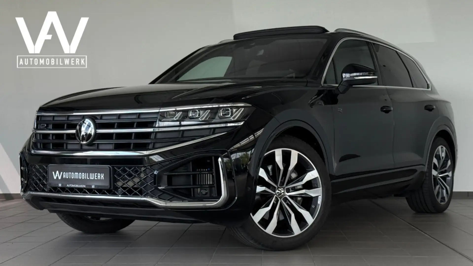 Volkswagen Touareg 3.0 TSI4M R-LINE |PANO |AHK |LUFT |MAS Schwarz - 1