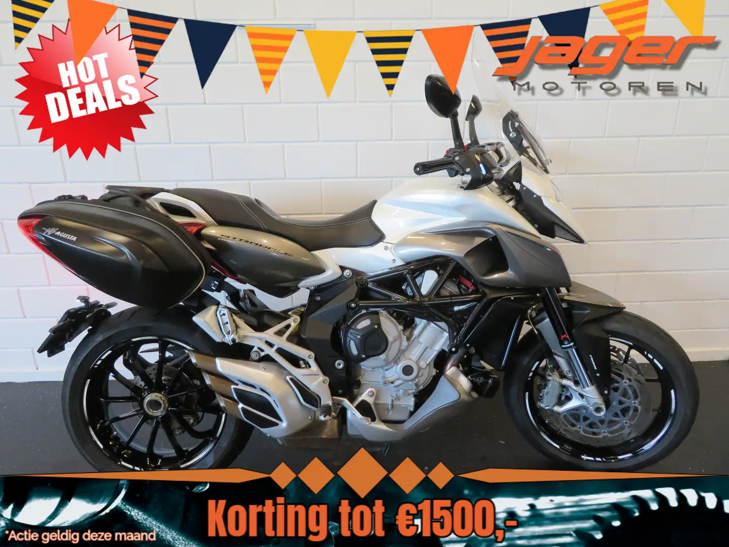 MV Agusta Stradale 800 ABS RIVALE TOPSTAAT!! Blanc - 1
